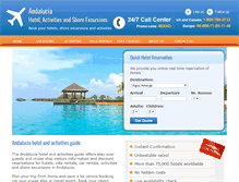 Tablet Screenshot of andalucia-guide.com